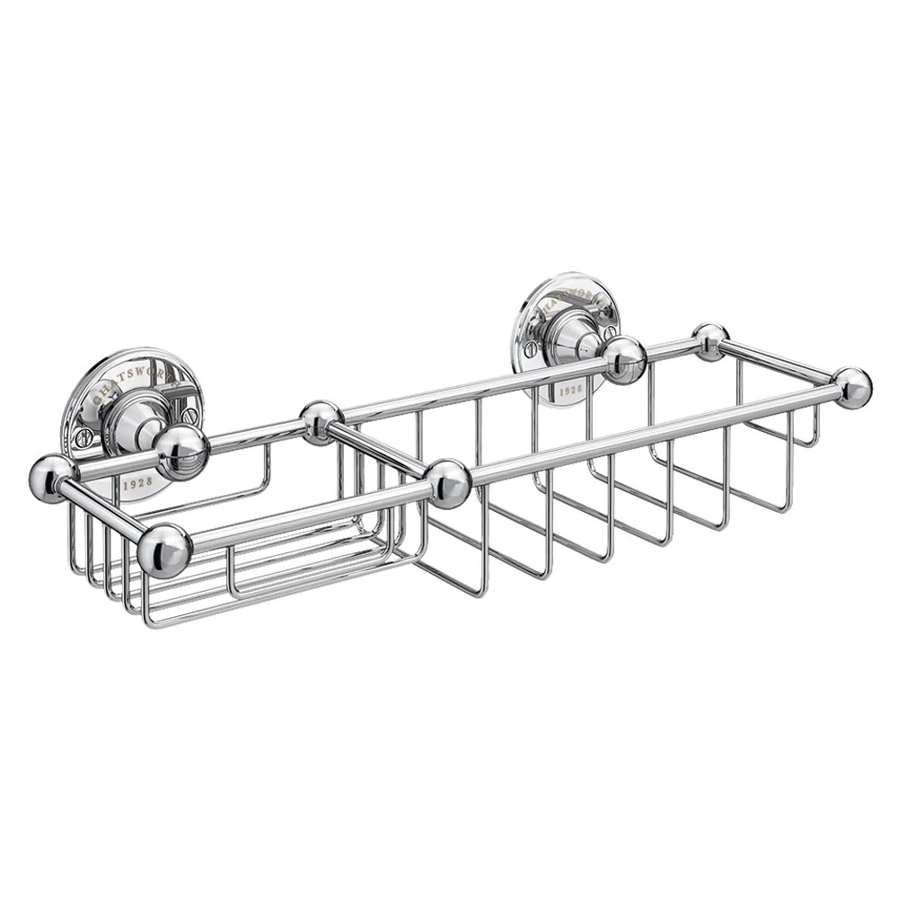 Chatsworth 1928 Traditional Large Soap Basket - Chrome 6 Chatsworth 1928 Traditional Large Soap Basket - Chrome - Image 4
