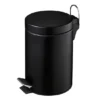 Matt Black 3 Litre Pedal Bin -Victorian Plumbing Shop 0506421l
