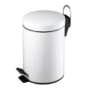 White 3 Litre Pedal Bin 2 White 3 Litre Pedal Bin -Victorian Plumbing Shop 0506422l