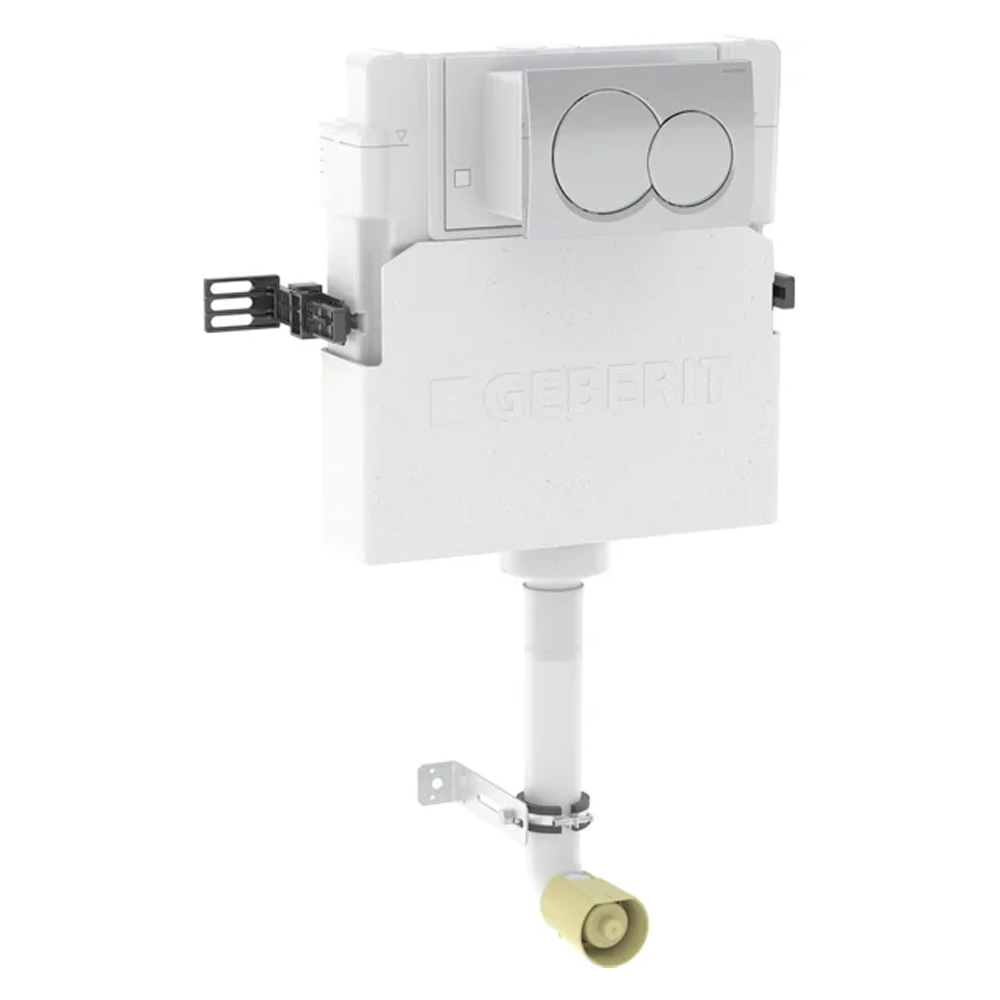 Geberit Alpha Concealed Cistern 12cm With Alpha01 Round Flush Plate Chrome 3 Geberit Alpha Concealed Cistern 12cm With Alpha01 Round Flush Plate Chrome