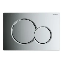 Geberit Sigma01 Gloss Chrome Dual Flush Plate For UP320 Cistern