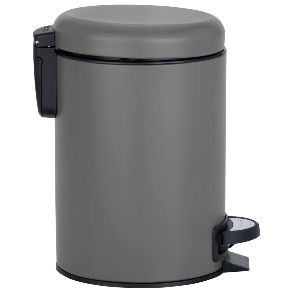 Wenko Leman 3L Pedal Bin - Grey 4 Wenko Leman 3L Pedal Bin - Grey - Image 2