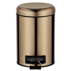 Wenko Leman 3L Pedal Bin - Metallic Copper 7 Wenko Leman 3L Pedal Bin - Metallic Copper -Victorian Plumbing Shop 24036100 1