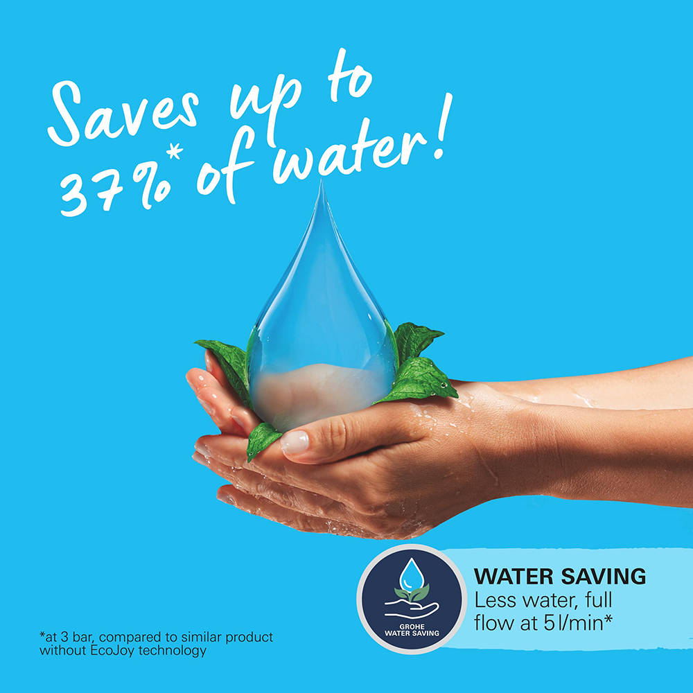 Grohe Start Edge Mono Basin Mixer 9 Grohe Start Edge Mono Basin Mixer - Image 7