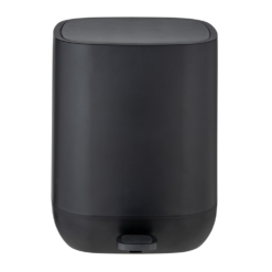 Wenko Davos 6.5 Litre Pedal Bin - Black -Victorian Plumbing Shop 24853100 2