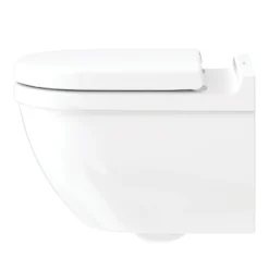 Duravit Starck 3 Rimless Durafix Wall Hung Toilet + Seat -Victorian Plumbing Shop 2527090000 d3