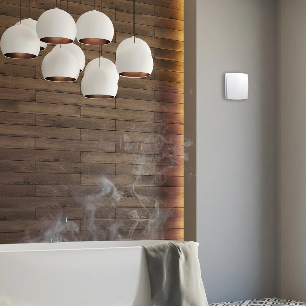 Hib. Breeze Wall Mounted Bathroom Fan With Timer - White 4 Hib. Breeze Wall Mounted Bathroom Fan With Timer - White - Image 2