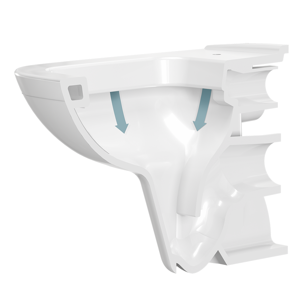 VitrA S20 Model Wall Hung Short Projection (48cm) Pan 14 VitrA S20 Model Wall Hung Short Projection (48cm) Pan - Image 12