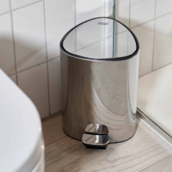 Joseph Joseph EasyStore Luxe 5L Pedal Bin - Stainless Steel -Victorian Plumbing Shop 70596 l1