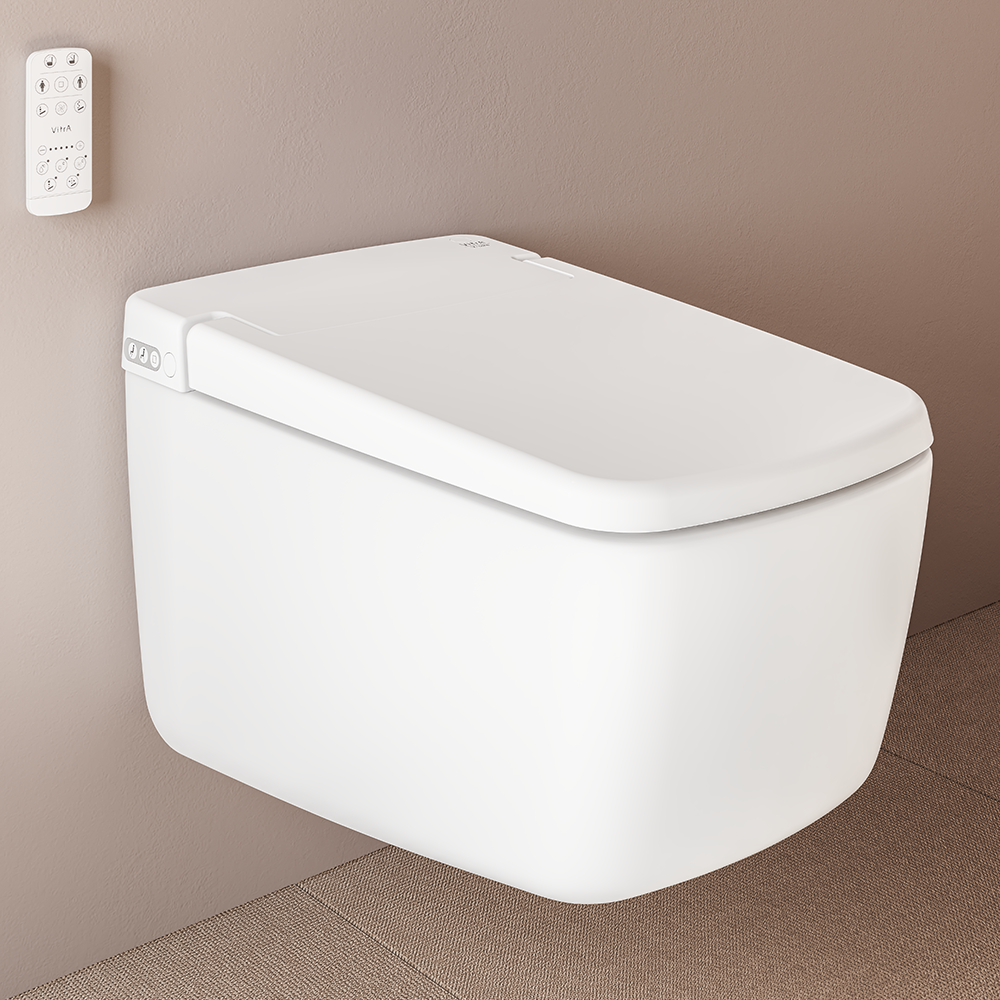 VitrA V-Care Prime Smart Wall-Hung Toilet And Seat 6 VitrA V-Care Prime Smart Wall-Hung Toilet And Seat - Image 4