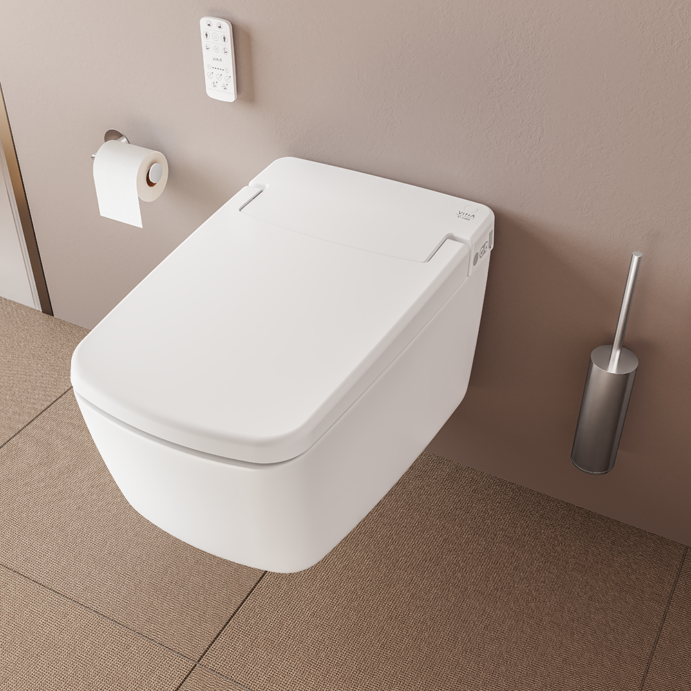VitrA V-Care Prime Smart Wall-Hung Toilet And Seat 7 VitrA V-Care Prime Smart Wall-Hung Toilet And Seat - Image 5