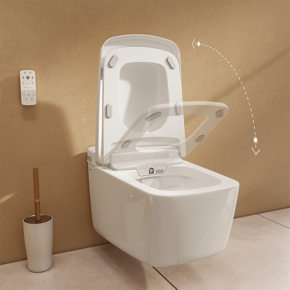 VitrA V-Care Prime Smart Wall-Hung Toilet And Seat 12 VitrA V-Care Prime Smart Wall-Hung Toilet And Seat - Image 10