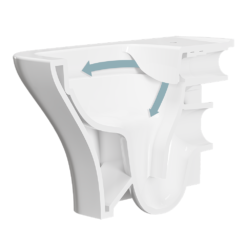 VitrA Evi Complete Wall Hung Bathroom Suite (Toilet, WC Frame + 600mm Anthracite Vanity Unit) -Victorian Plumbing Shop 7484b003 6342 d4