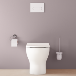 VitrA Evi Round Rimless Back-to-Wall Toilet With Soft-Close Seat 31 VitrA Evi Round Rimless Back-to-Wall Toilet With Soft-Close Seat -Victorian Plumbing Shop 7517b003 6341 d10