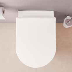 VitrA Evi Round Rimless Back-to-Wall Toilet With Soft-Close Seat 34 VitrA Evi Round Rimless Back-to-Wall Toilet With Soft-Close Seat -Victorian Plumbing Shop 7517b003 6341 d13