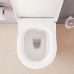 VitrA Evi Round Rimless Back-to-Wall Toilet With Soft-Close Seat 35 VitrA Evi Round Rimless Back-to-Wall Toilet With Soft-Close Seat -Victorian Plumbing Shop 7517b003 6341 d14