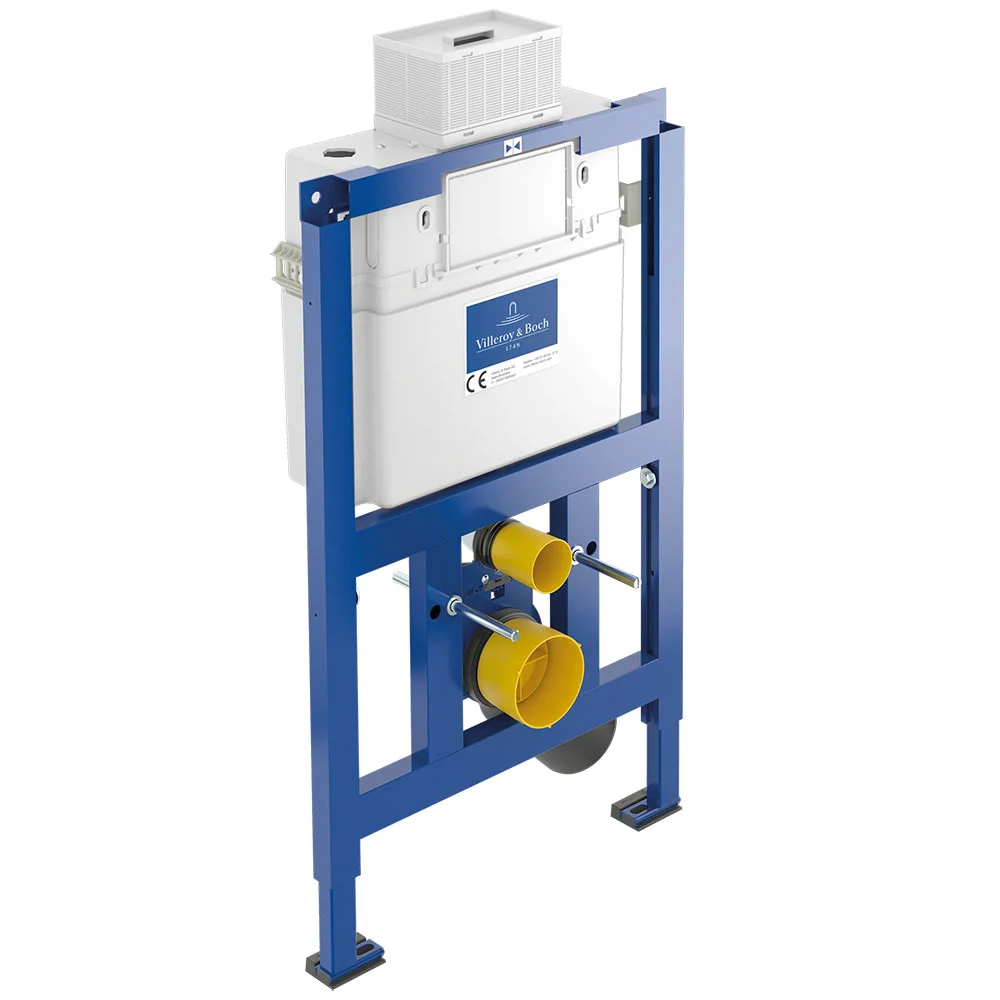 Villeroy And Boch ViConnect 820mm Toilet Support Frame With Dual Flush Cistern 3 Villeroy And Boch ViConnect 820mm Toilet Support Frame With Dual Flush Cistern