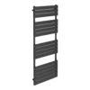 Milan Heated Towel Rail H1600mm X W600mm Anthracite -Victorian Plumbing Shop a16x600b16af l1
