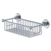 Burlington - Chrome Deep Rectangular Basket -Victorian Plumbing Shop a23chr lrg