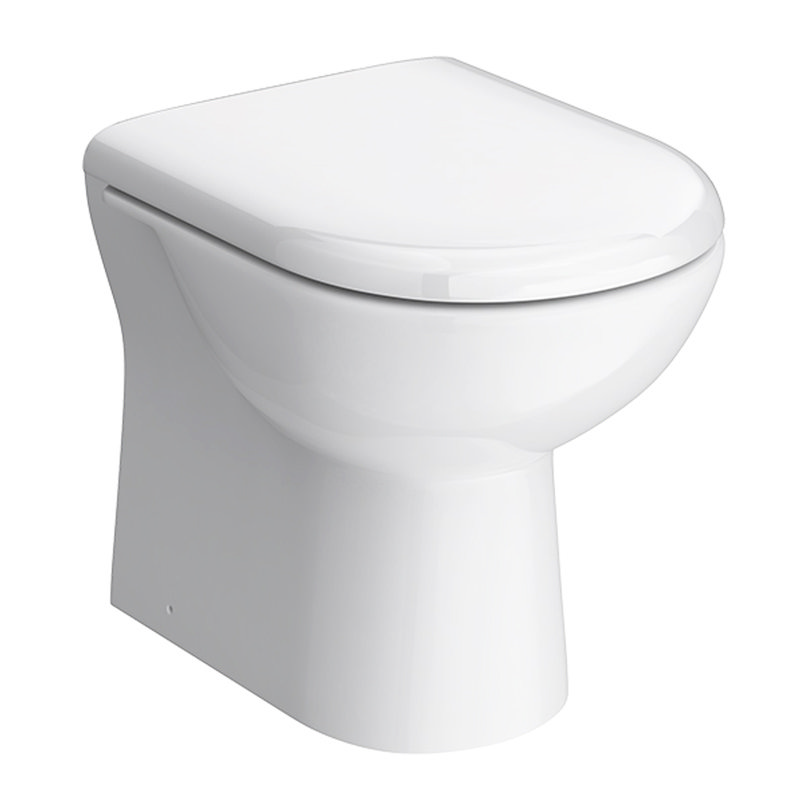 Alaska Rimless Back To Wall Toilet Pan + Soft Close Seat 7 Alaska Rimless Back To Wall Toilet Pan + Soft Close Seat - Image 5