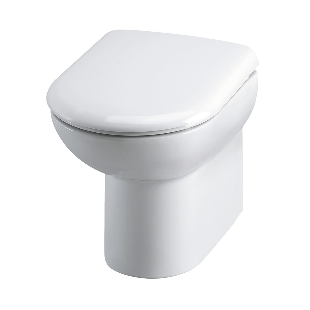 Alaska Rimless Back To Wall Toilet Pan + Soft Close Seat 9 Alaska Rimless Back To Wall Toilet Pan + Soft Close Seat - Image 7