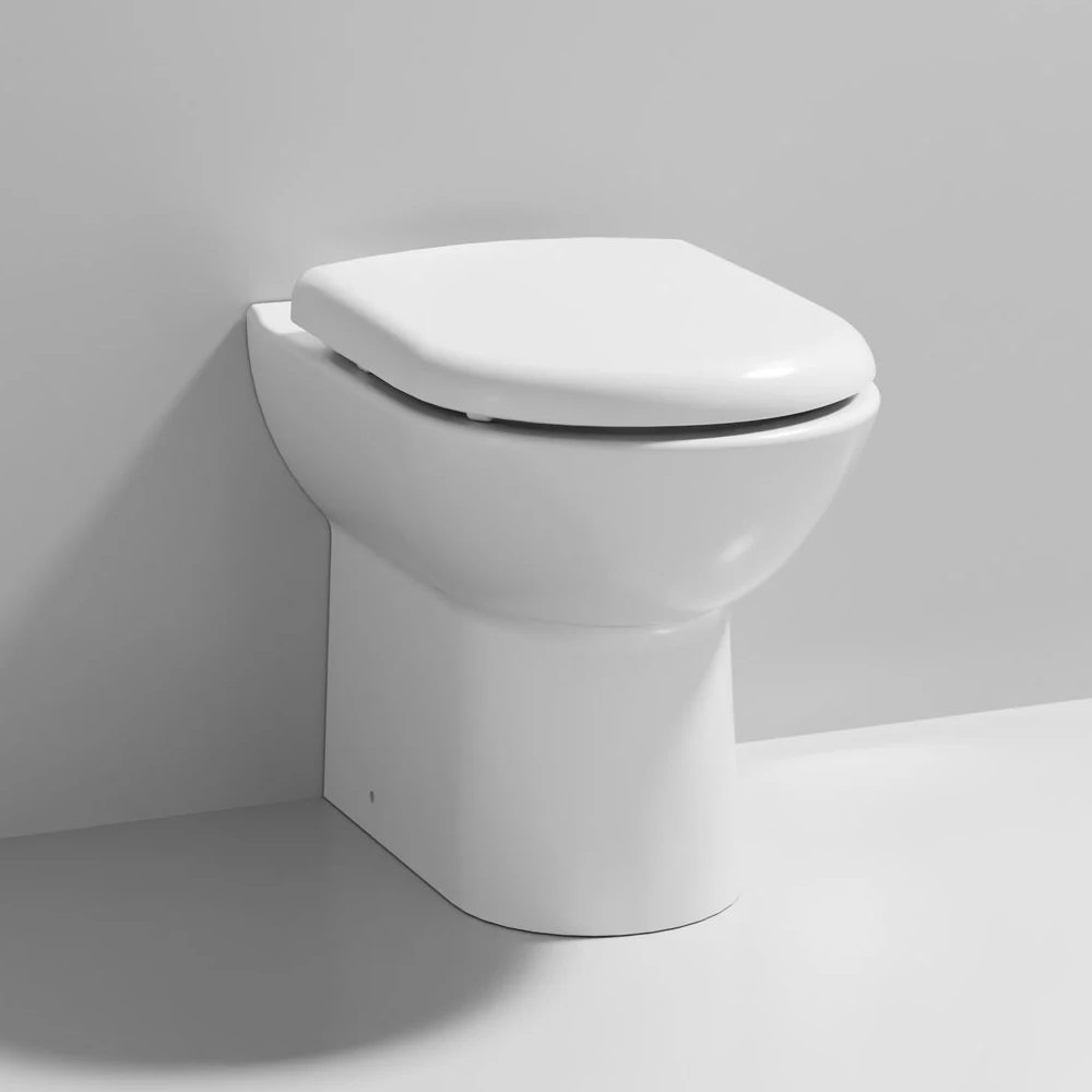 Alaska Rimless Back To Wall Toilet Pan + Soft Close Seat 10 Alaska Rimless Back To Wall Toilet Pan + Soft Close Seat - Image 8