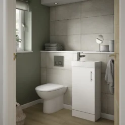 Alaska Rimless Back To Wall Toilet Pan + Soft Close Seat 12 Alaska Rimless Back To Wall Toilet Pan + Soft Close Seat -Victorian Plumbing Shop abtwr d7