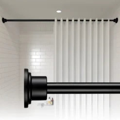 Croydex Stick N Lock Premium Telescopic Rod - Matt Black 12 Croydex Stick N Lock Premium Telescopic Rod - Matt Black -Victorian Plumbing Shop ad230021 l2