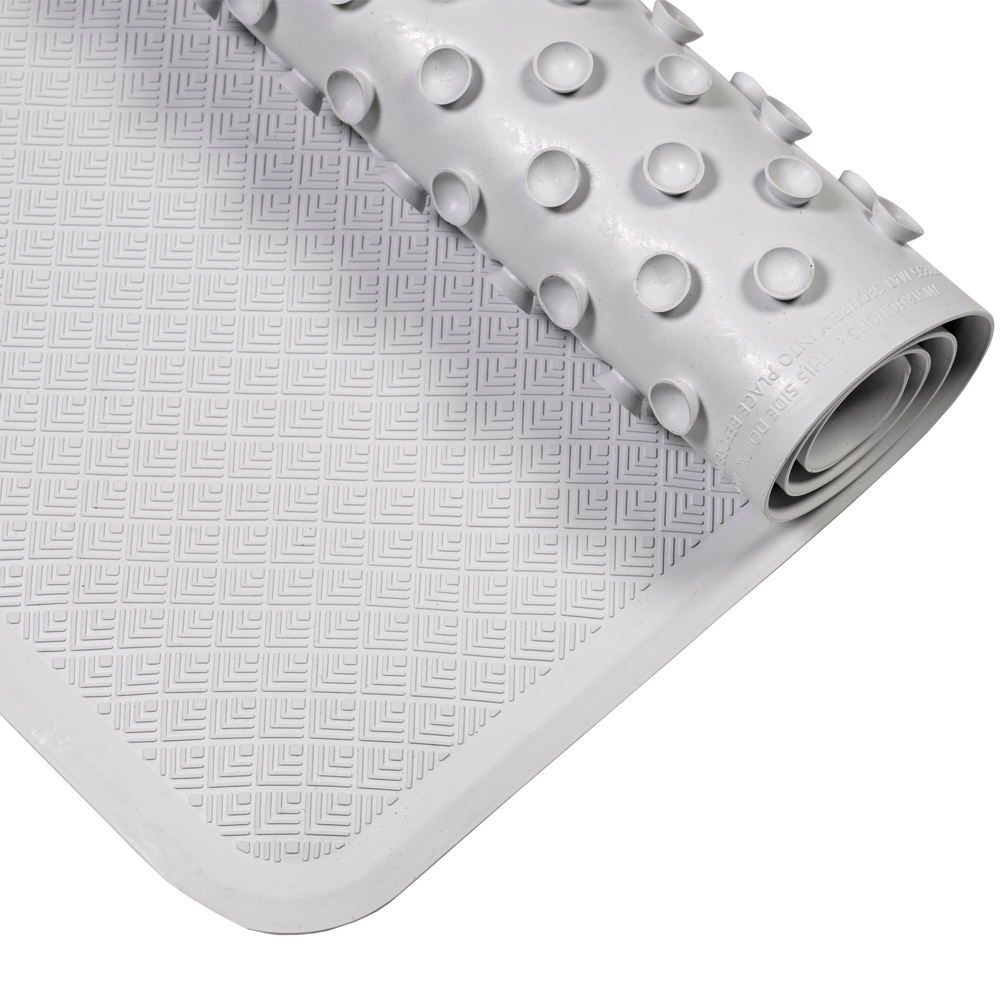 Croydex Anti-Bacterial White Bath Mat 900 X 370mm 4 Croydex Anti-Bacterial White Bath Mat 900 X 370mm - Image 2