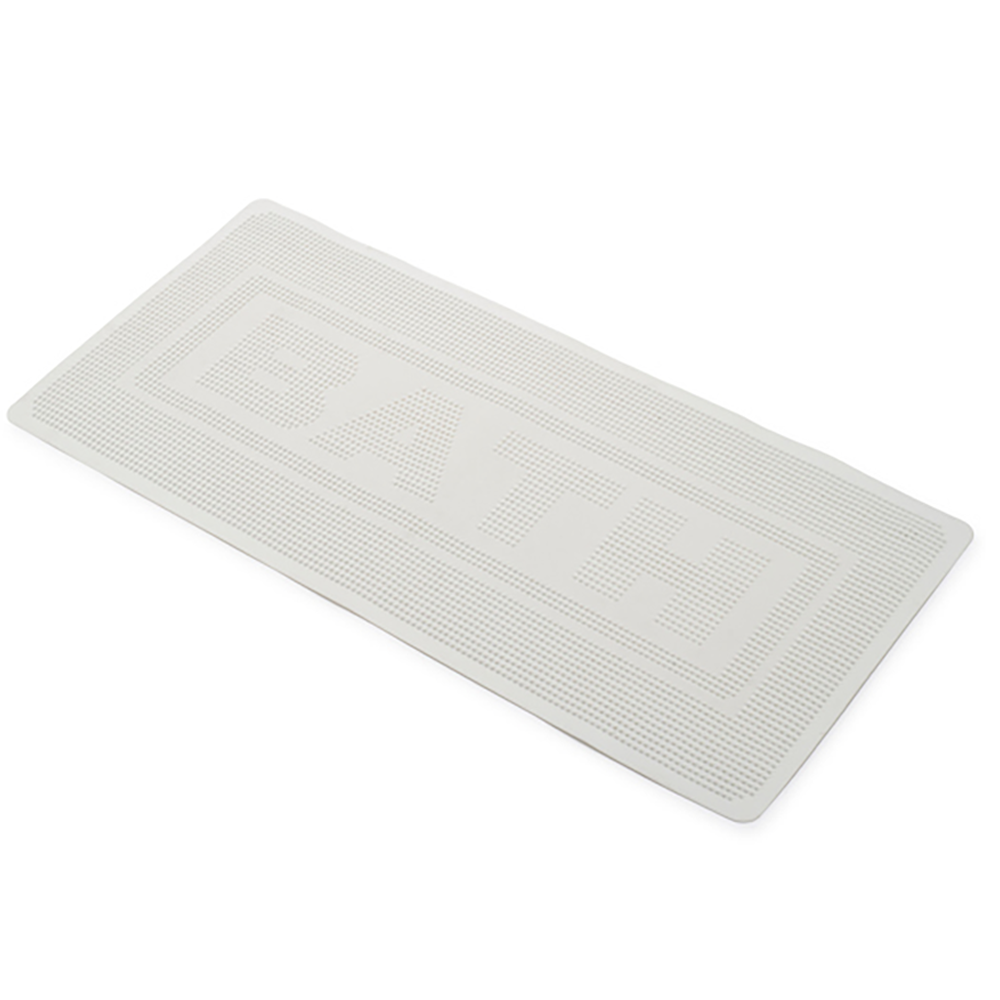 Croydex White Non-Slip Bath Mat With Secure Grip Suction Cups, With Hygiene 'n' Clean 340 X 760mm 3 Croydex White Non-Slip Bath Mat With Secure Grip Suction Cups, With Hygiene 'n' Clean 340 X 760mm