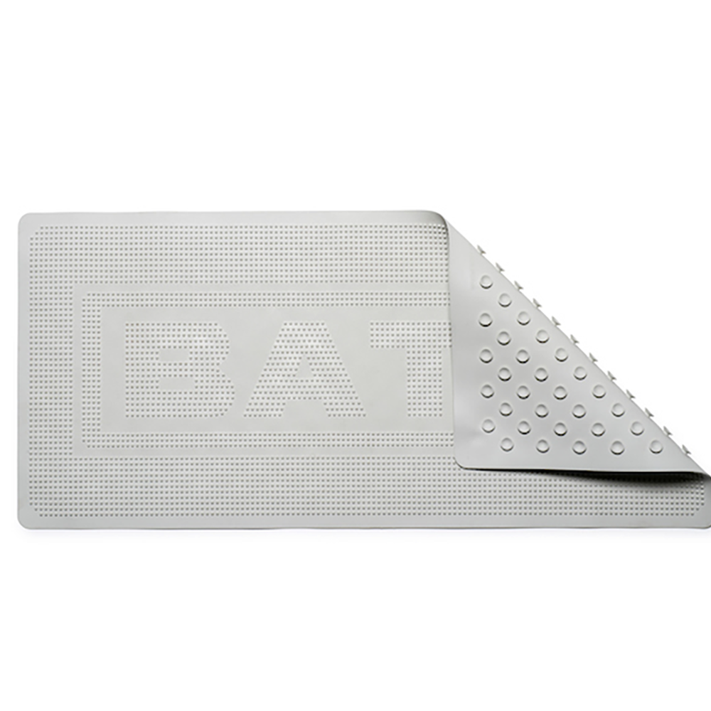 Croydex White Non-Slip Bath Mat With Secure Grip Suction Cups, With Hygiene 'n' Clean 340 X 760mm 5 Croydex White Non-Slip Bath Mat With Secure Grip Suction Cups, With Hygiene 'n' Clean 340 X 760mm - Image 3