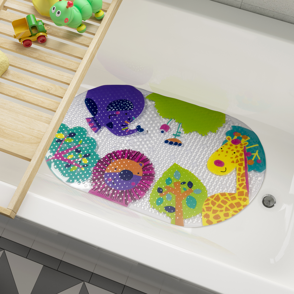 Croydex Animal Kingdom Bath Mat 690 X 390mm 6 Croydex Animal Kingdom Bath Mat 690 X 390mm - Image 4