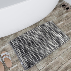 Croydex Microspace Loop Grey Bath Rug - 800 X 500mm -Victorian Plumbing Shop an160231 d3