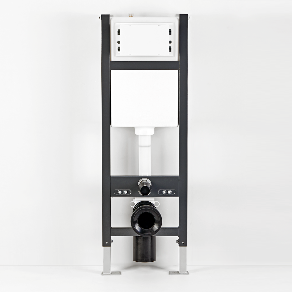 Trafalgar Toilet Frame & Dual Flush Cistern - Antique Brass Plate 3 Trafalgar Toilet Frame & Dual Flush Cistern - Antique Brass Plate