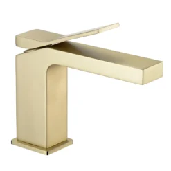 Arezzo Leva Mono Basin Mixer Tap Brushed Brass 9 Arezzo Leva Mono Basin Mixer Tap Brushed Brass -Victorian Plumbing Shop az42bb l