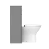 Arezzo 500 Matt Grey WC Unit With Cistern + Modern Pan