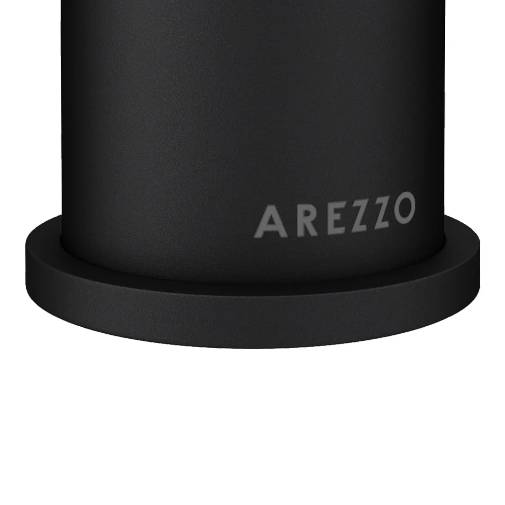 Arezzo Fluted Round Matt Black Basin Mono Mixer 5 Arezzo Fluted Round Matt Black Basin Mono Mixer - Image 3