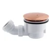 Arezzo Rose Gold 90mm High Flow Shower Tray Waste -Victorian Plumbing Shop az9rgsw l