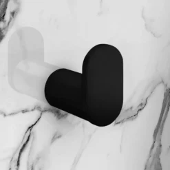 Arezzo Matt Black Robe Hook