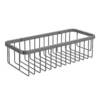 Arezzo Brushed Gunmetal Grey 300mm Wire Shower Basket -Victorian Plumbing Shop azs29gmg d1