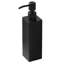 Arezzo Freestanding Square Soap Dispenser Matt Black 10 Arezzo Freestanding Square Soap Dispenser Matt Black -Victorian Plumbing Shop azsq2mbf l