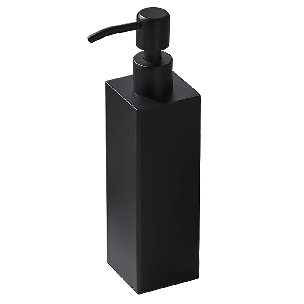 Arezzo Freestanding Square Soap Dispenser Matt Black 6 Arezzo Freestanding Square Soap Dispenser Matt Black - Image 4