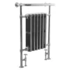 Bampton Traditional 960 X 675mm Heated Towel Radiator - Chrome -Victorian Plumbing Shop bamchr01 nl