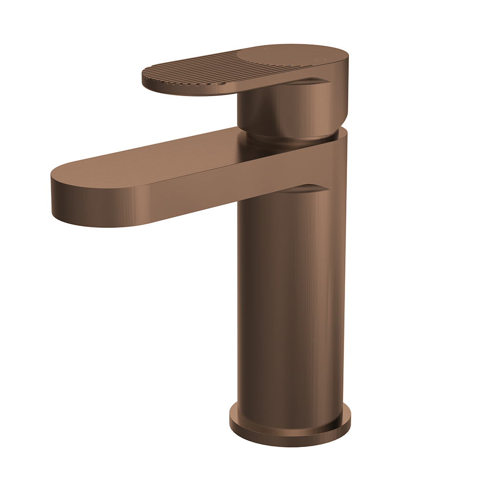 Premier® Nuie Cyprus Fluted Mono Basin Mixer Tap With Push Button Waste - Brushed Bronze 3 Premier® Nuie Cyprus Fluted Mono Basin Mixer Tap With Push Button Waste - Brushed Bronze