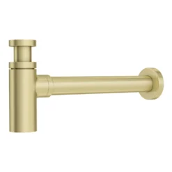 Arezzo Brushed Brass Round Basin Bottle Trap