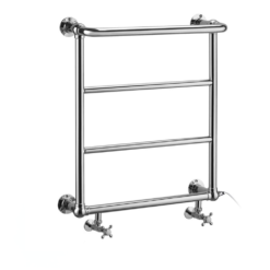 Burlington Traditional Full Cleaver Radiator (inc. Valves + Electric Heating Kit)
