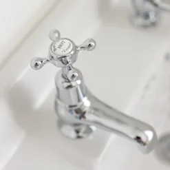 Burlington Claremont - Chrome 3" Basin Taps