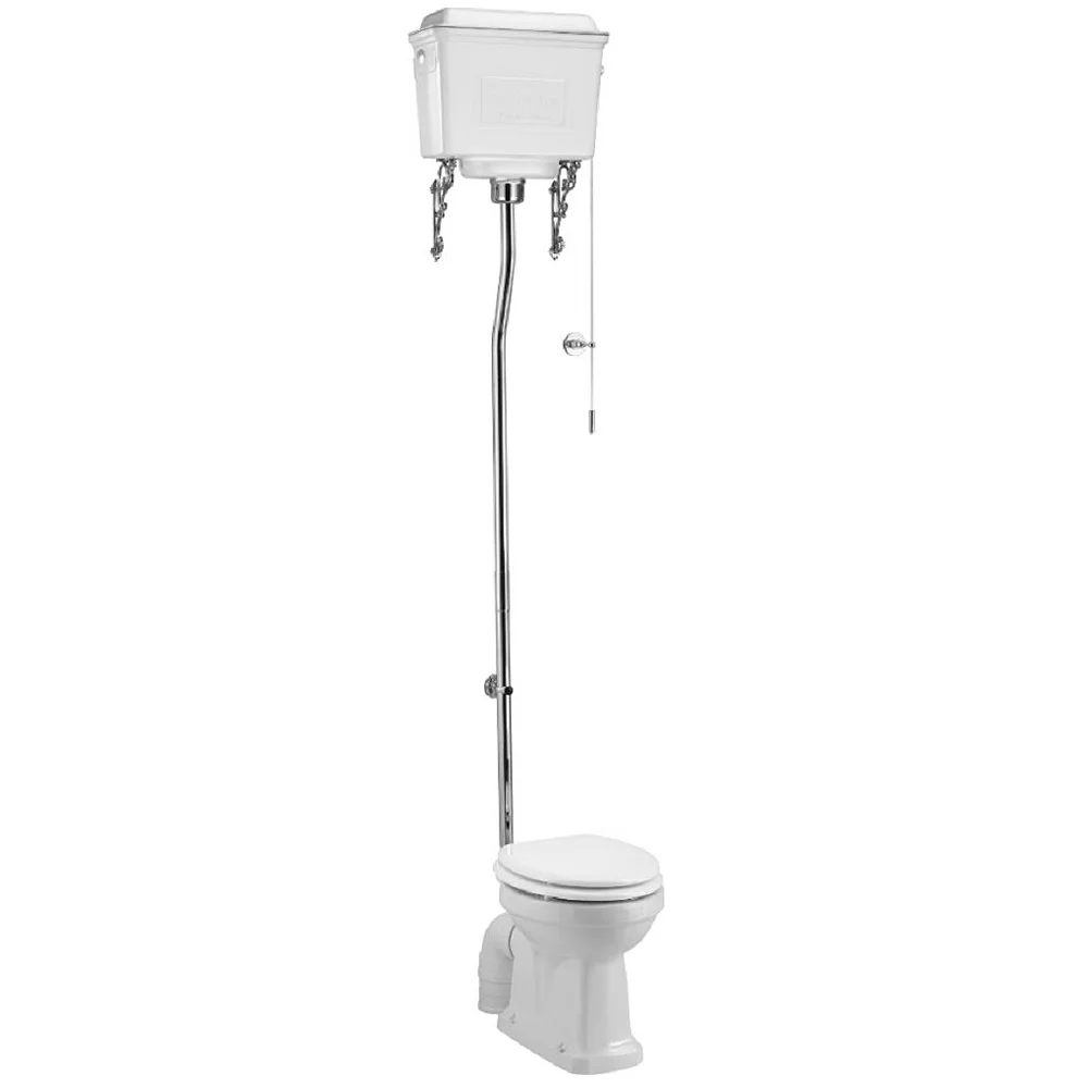 Burlington High Level Toilet - White Aluminium Cistern 3 Burlington High Level Toilet - White Aluminium Cistern
