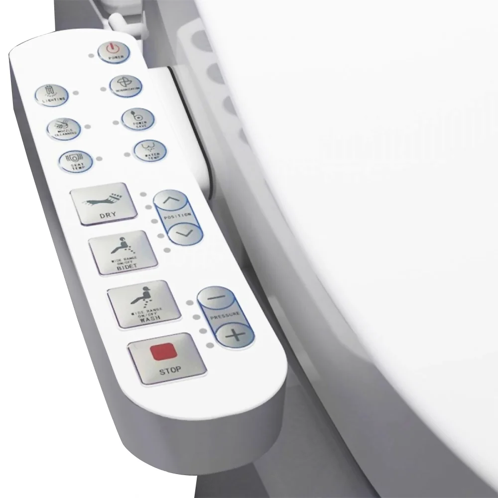 Bianco Wall Hung Smart Toilet With Bidet Wash Function, Heated Seat + Dryer 3 Bianco Wall Hung Smart Toilet With Bidet Wash Function, Heated Seat + Dryer