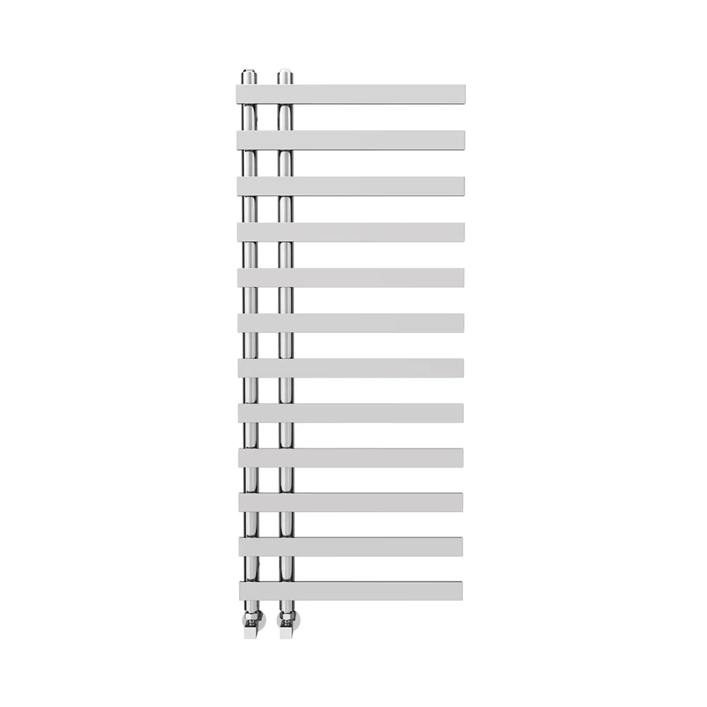 Arezzo Chrome 1200 X 500mm 12 Bars Designer Heated Towel Rail 4 Arezzo Chrome 1200 X 500mm 12 Bars Designer Heated Towel Rail - Image 2